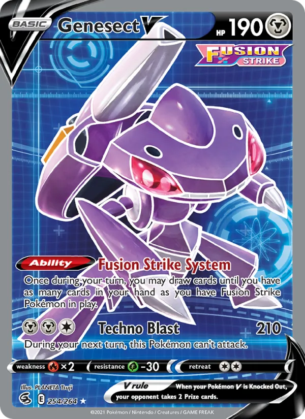 Genesect V (Fusion Strike #254/264)