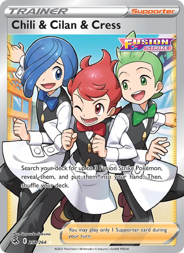 Chili & Cilan & Cress (Fusion Strike #258/264)