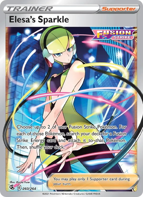 Elesa's Sparkle (Fusion Strike #260/264)