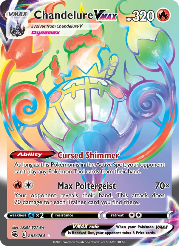 Chandelure VMAX (Fusion Strike #265/264)