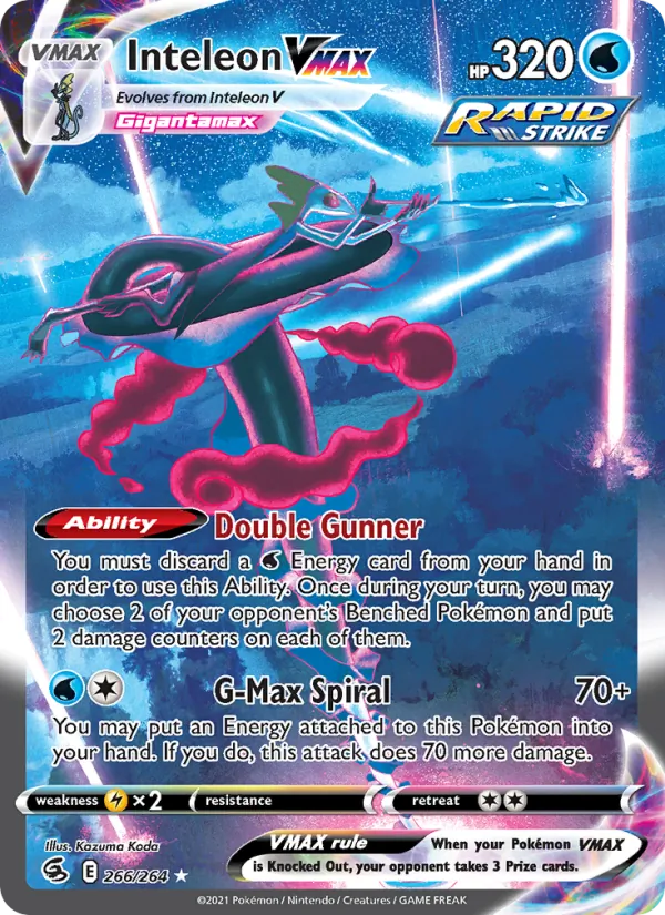 Inteleon VMAX (Fusion Strike #266/264)