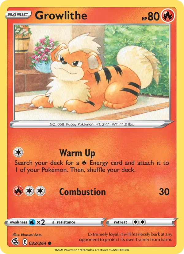 Growlithe (Fusion Strike #32/264)