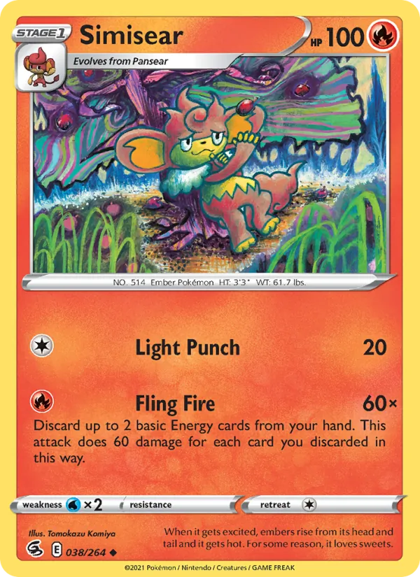 Simisear (Fusion Strike #38/264)