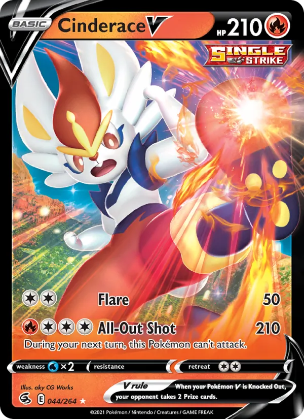 Cinderace V (Fusion Strike #44/264)