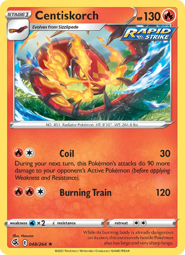 Centiskorch (Fusion Strike #48/264)