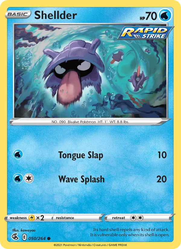 Shellder (Fusion Strike #50/264)