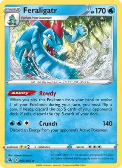 Feraligatr (Fusion Strike #57/264)