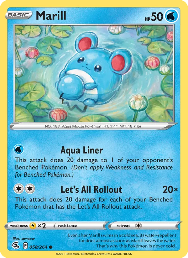 Marill (Fusion Strike #58/264)