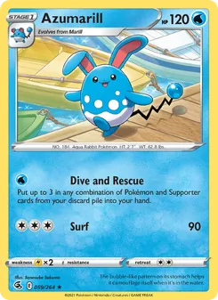 Azumarill (Fusion Strike #59/264)