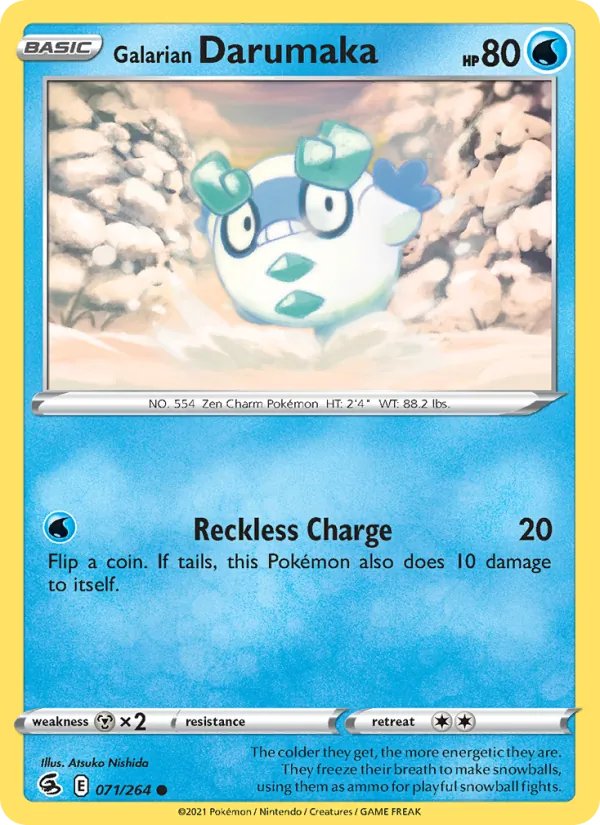 Galarian Darumaka (Fusion Strike #71/264)