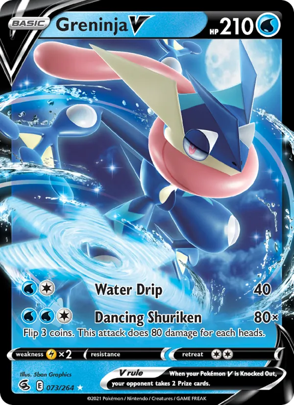 Greninja V (Fusion Strike #73/264)
