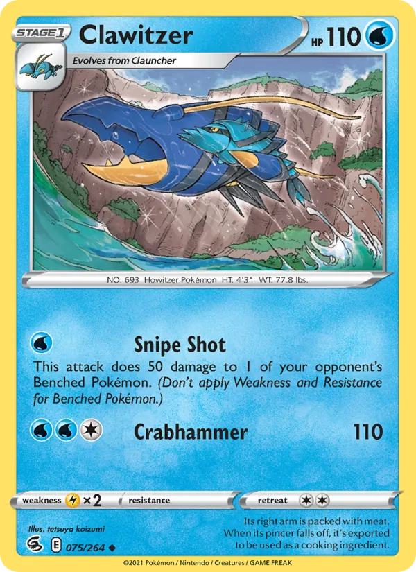 Clawitzer (Fusion Strike #75/264)