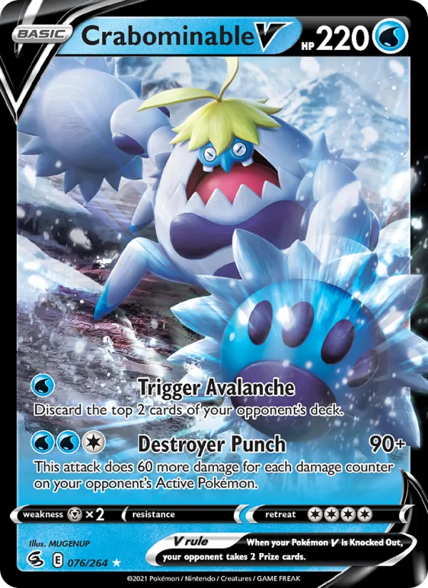 Crabominable V (Fusion Strike #76/264)