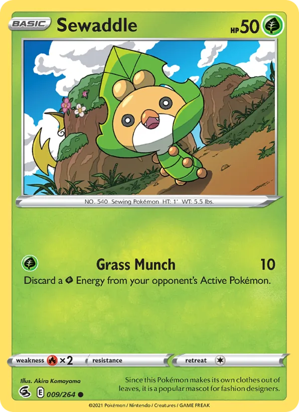 Sewaddle (Fusion Strike #9/264)