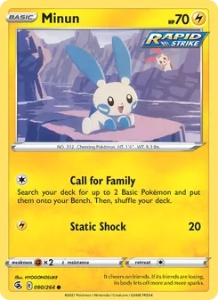 Minun (Fusion Strike #90/264)