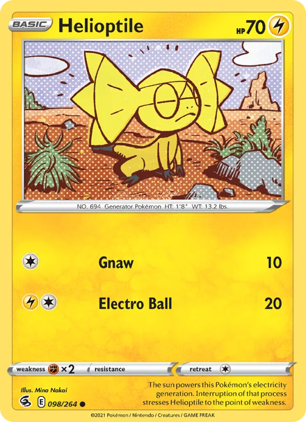 Helioptile (Fusion Strike #98/264)