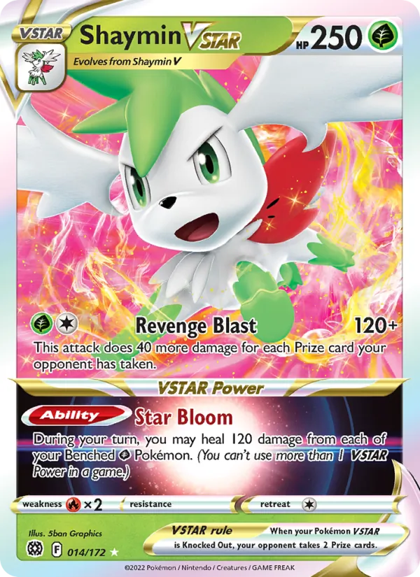 Shaymin VSTAR (Brilliant Stars #014/172)