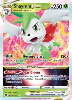 Shaymin VSTAR (Brilliant Stars #014/172)