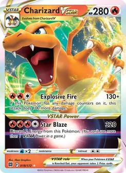 Charizard VSTAR (Brilliant Stars #018/172)