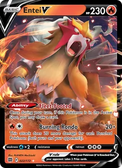 Entei V (Brilliant Stars #022/172)