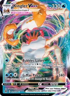 Kingler VMAX (Brilliant Stars #029/172)