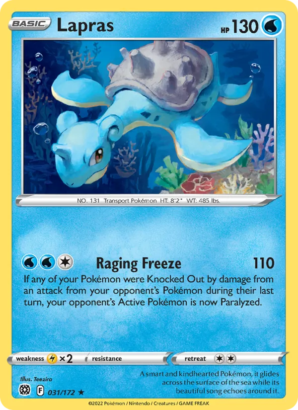 Lapras (Brilliant Stars #031/172)