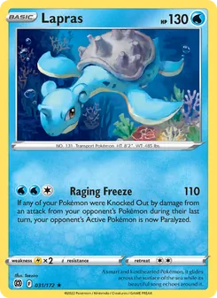 Lapras (Brilliant Stars #031/172)