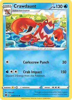 Crawdaunt (Brilliant Stars #033/172)