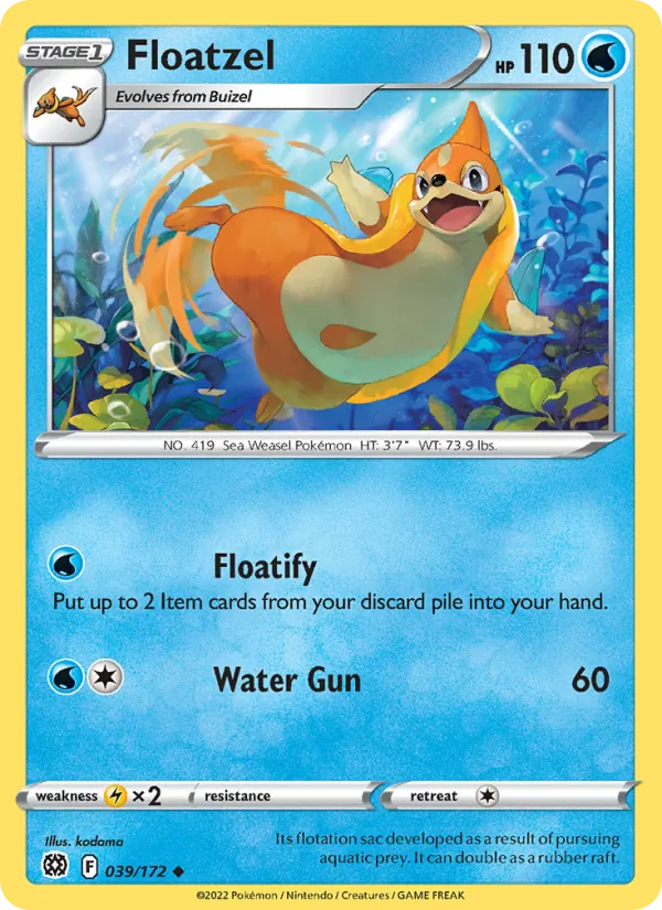 Floatzel (Brilliant Stars #039/172)