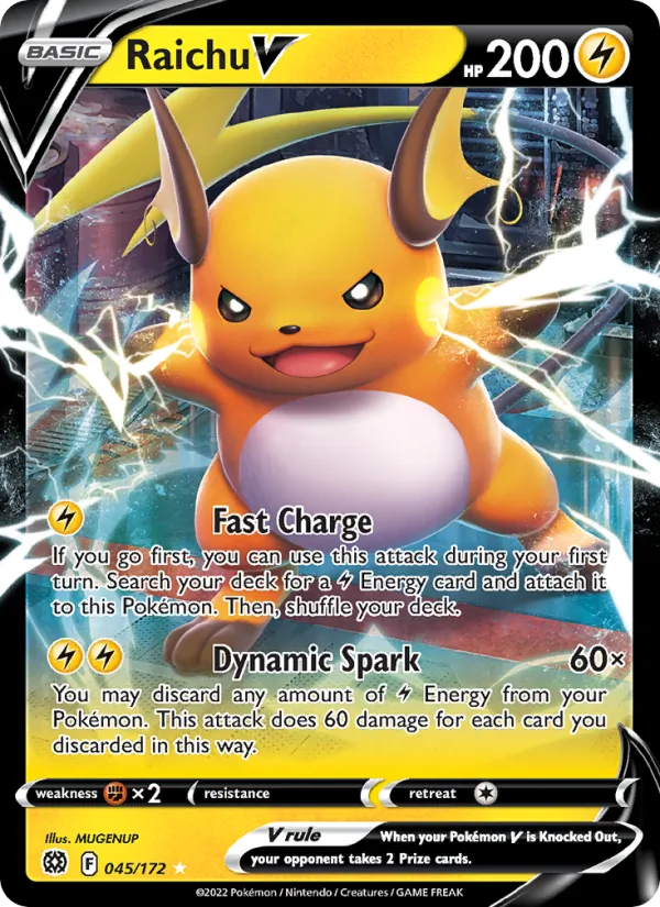 Raichu V (Brilliant Stars #045/172)