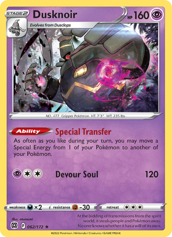 Dusknoir (Brilliant Stars #062/172)