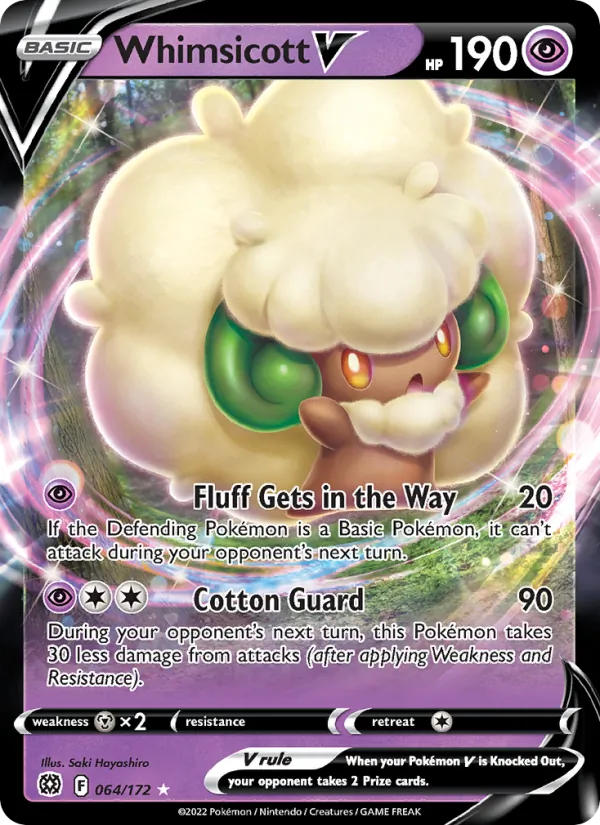 Whimsicott V (Brilliant Stars #064/172)