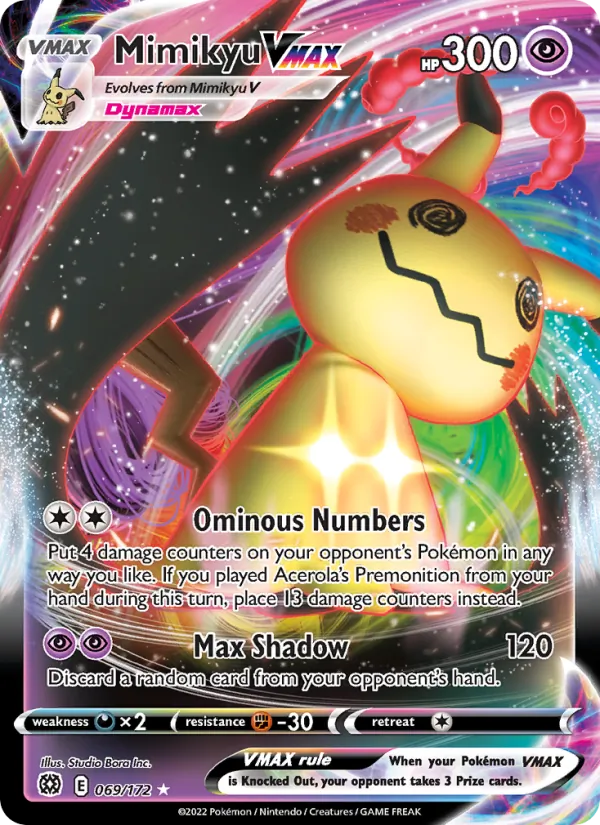 Mimikyu VMAX (Brilliant Stars #069/172)