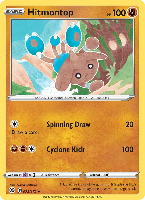Hitmontop (Brilliant Stars #072/172)