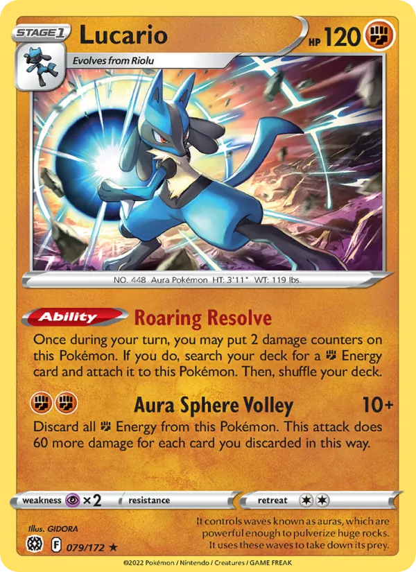 Lucario (Brilliant Stars #079/172)