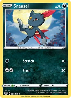 Sneasel (Brilliant Stars #086/172)