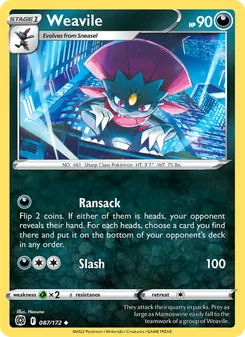 Weavile (Brilliant Stars #087/172)
