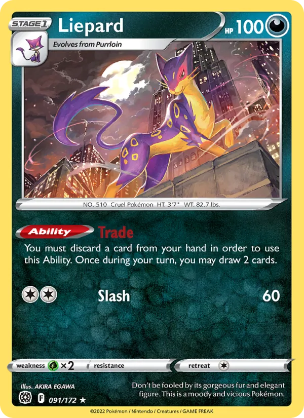 Liepard (Brilliant Stars #091/172)
