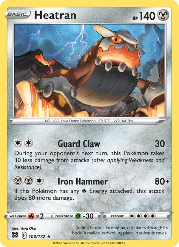 Heatran (Brilliant Stars #100/172)