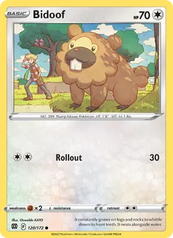 Bidoof (Brilliant Stars #120/172)