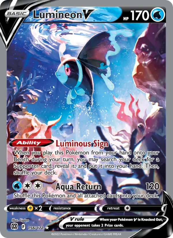 Lumineon V (Brilliant Stars #156/172)