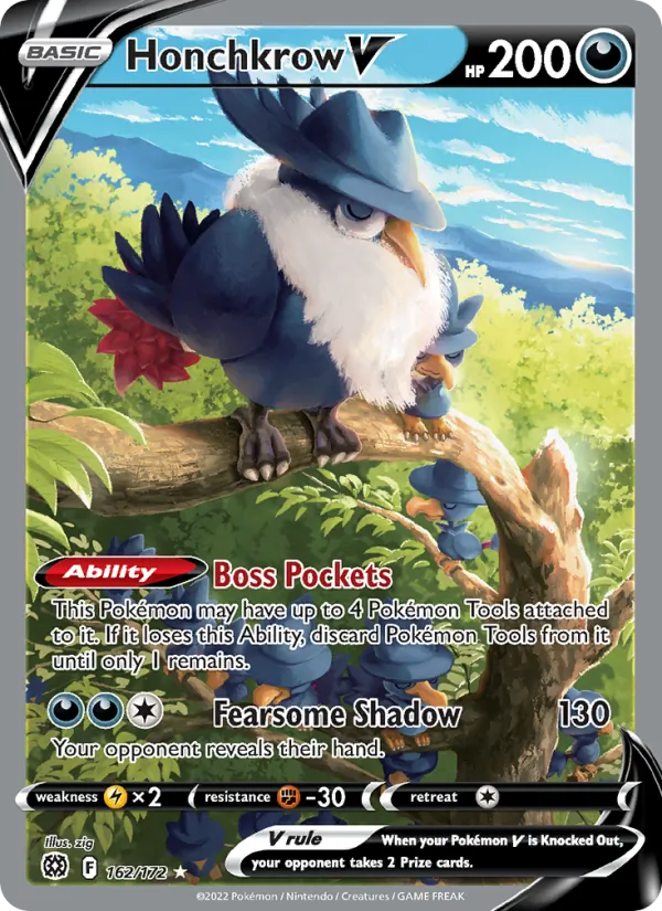 Honchkrow V (Brilliant Stars #162/172)