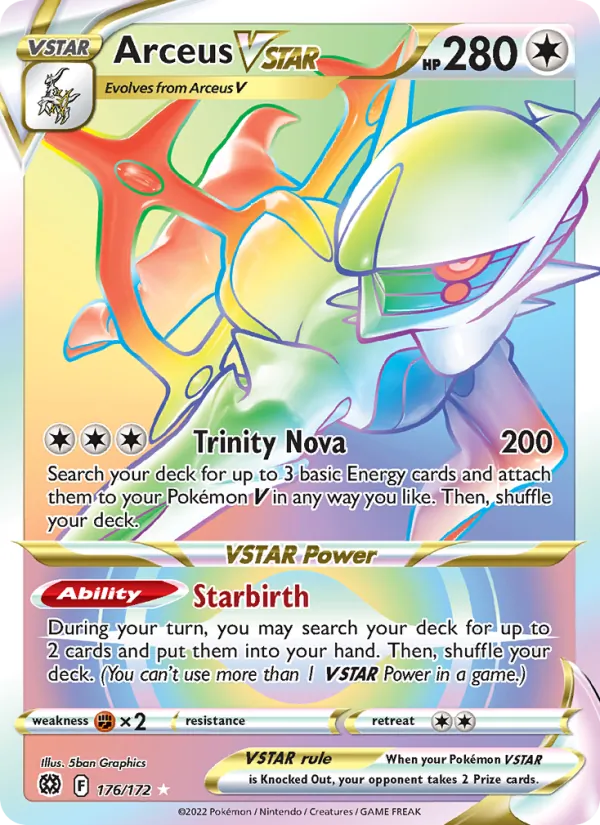 Arceus VSTAR (Brilliant Stars #176/172)