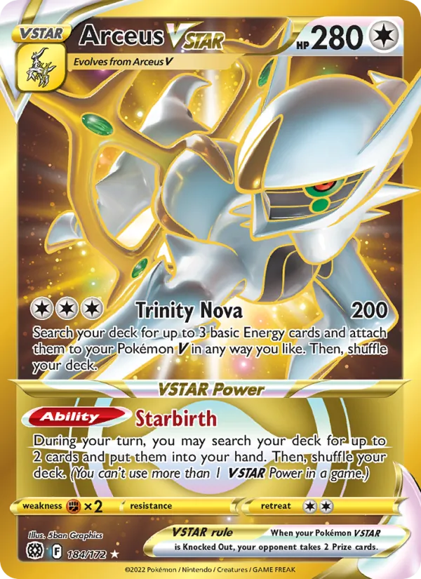 Arceus VSTAR (Brilliant Stars #184/172)