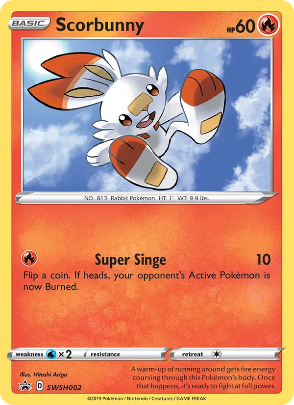 Scorbunny (SWSH Black Star Promos #SWSH002/307)