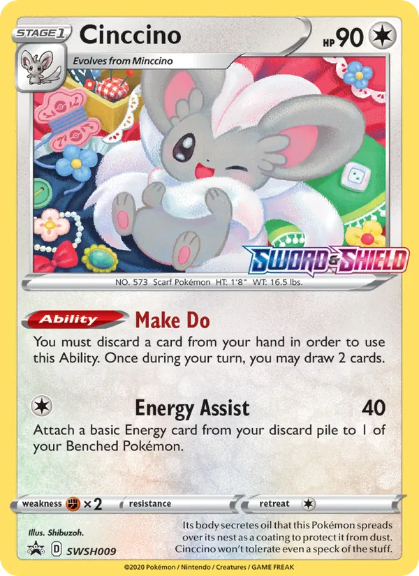 Cinccino (SWSH Black Star Promos #SWSH009/307)
