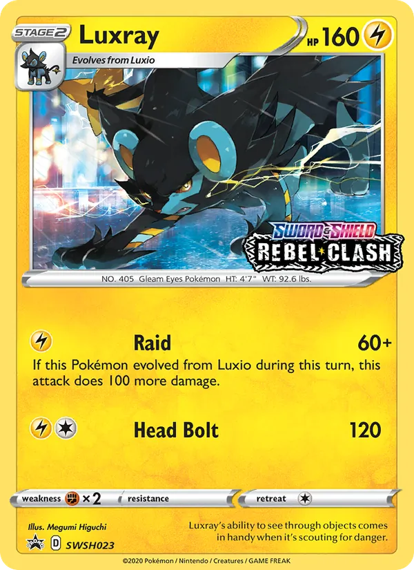 Luxray (SWSH Black Star Promos #SWSH023/307)