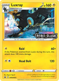 Luxray (SWSH Black Star Promos #SWSH023/307)