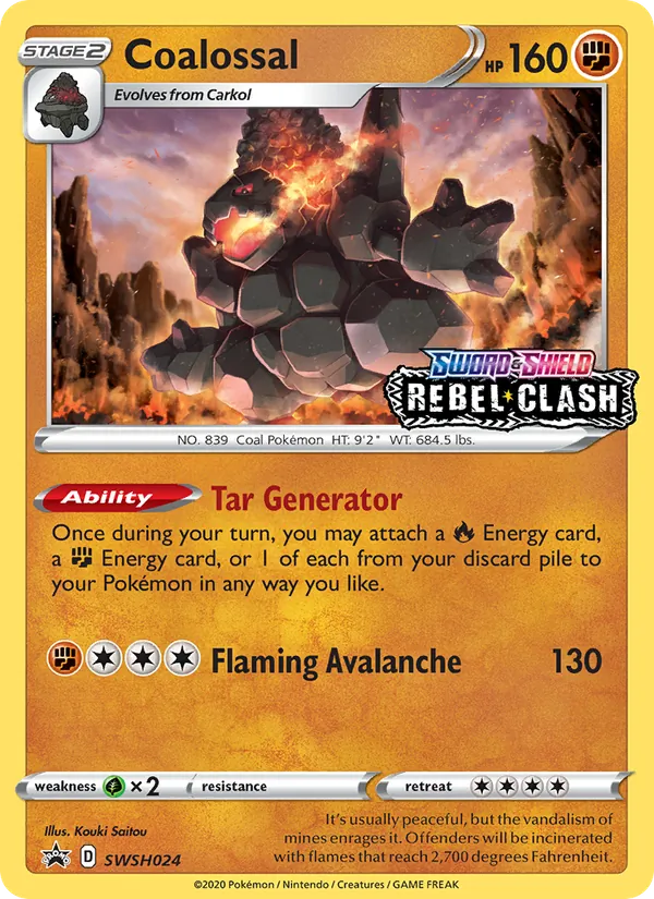 Coalossal (SWSH Black Star Promos #SWSH024/307)