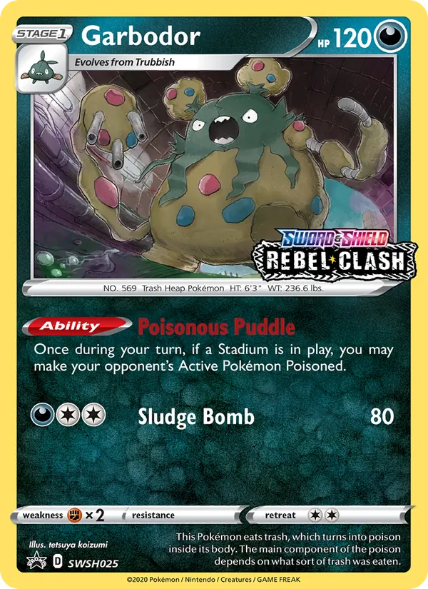 Garbodor (SWSH Black Star Promos #SWSH025/307)